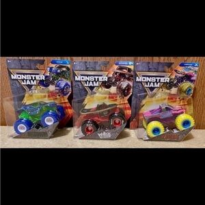 MONSTER JAM MOTORIZED WRECK DECK, CHILDLIKE ALIEN, CYBERFLARE ZOMBIE 2026